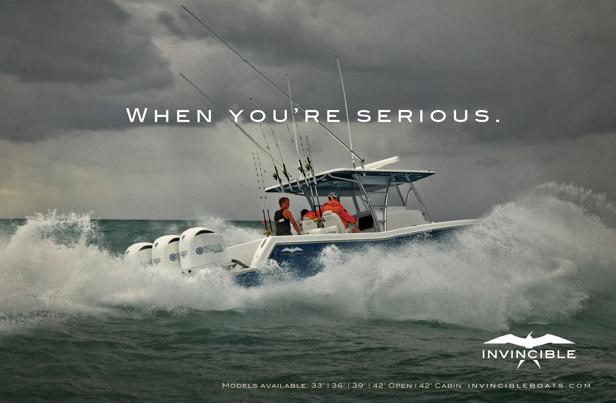 Invincible Boats Advertising When You're Serious