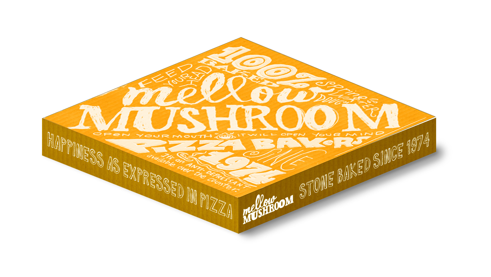 Mellow Mushroom Pizza Box Design 1