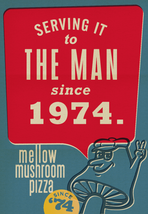 Mellow Mushroom Pizza Advertising