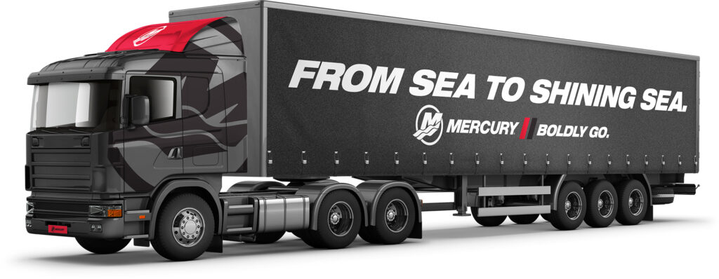 Mercury Marine Truck Design Advertising