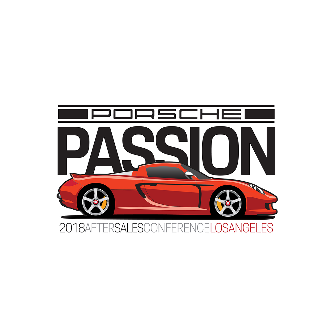 Porsche 918 Spyder Illustration logo design