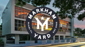 markham yard logo on building