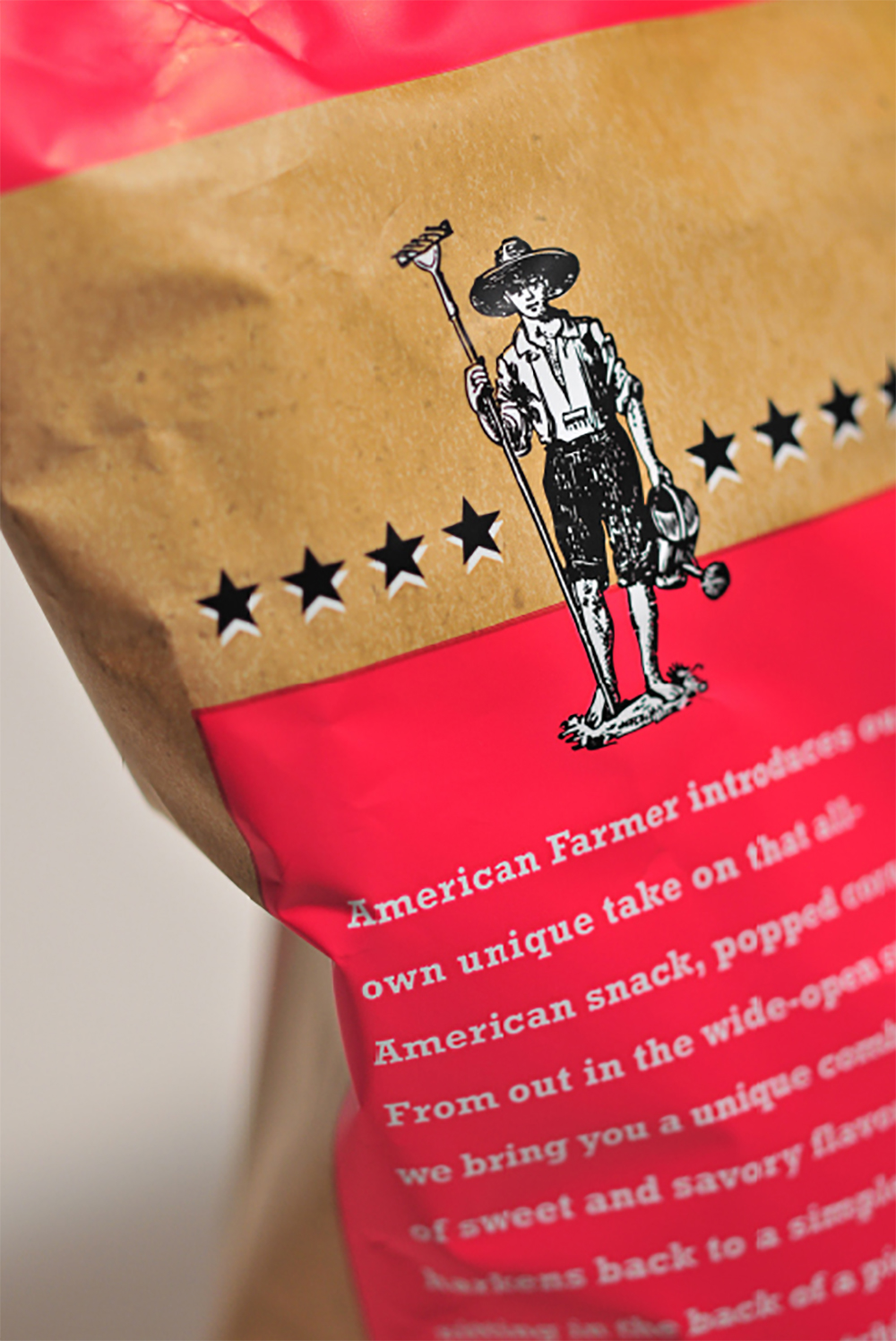 American Farmer Popcorn Package Design