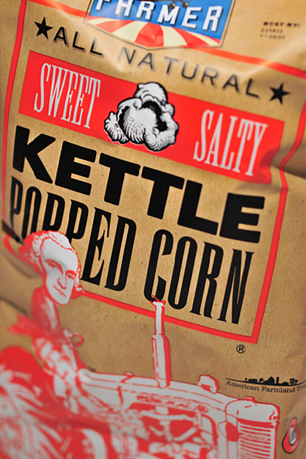 American Farmer Popcorn Kettle Corn Packaging